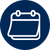 Navy Calendar Icon