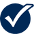 Navy Checkmark Icon